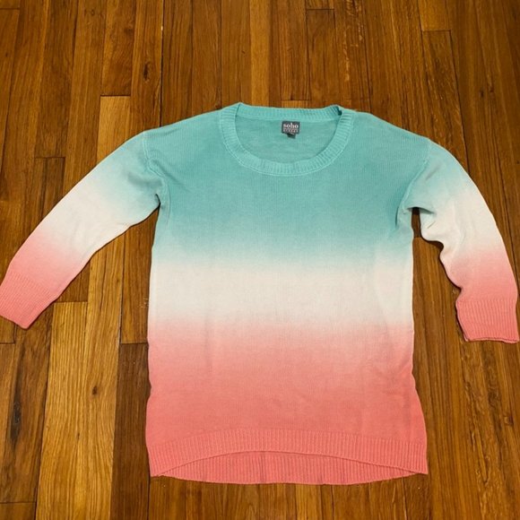 LAST CHANCE - Soho New York & Company Long Ombre Sweater S - Picture 1 of 6